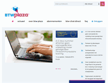 Tablet Screenshot of btwplaza.nl